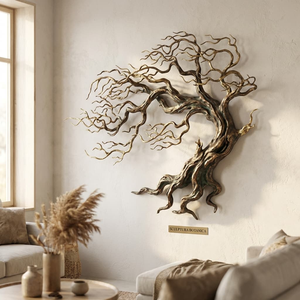 Dried Tree Metal Sculpture