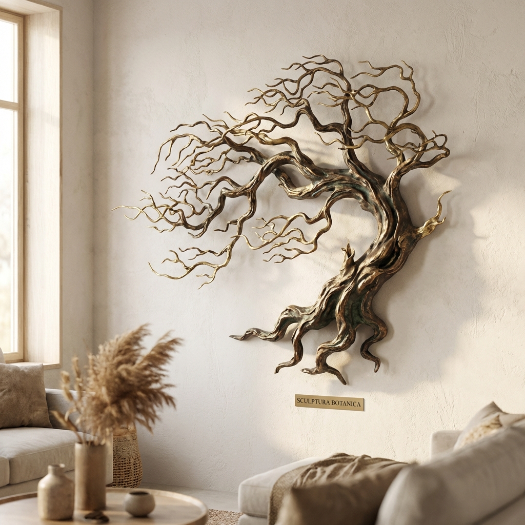 Dried Tree Metal Sculpture